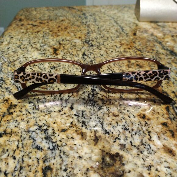 BEBE “ACCOMPLISHED” Eyeglasses Frame BB5003 52-16-135 Animal Leopard & Case - Picture 8 of 11